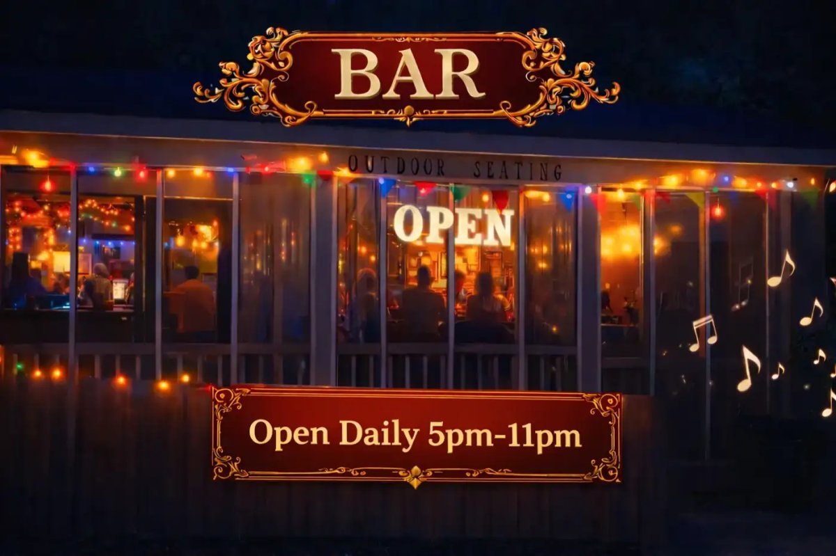 Dog-friendly Holden Beach bar at Salty Dogs Cafe and Bark Bar