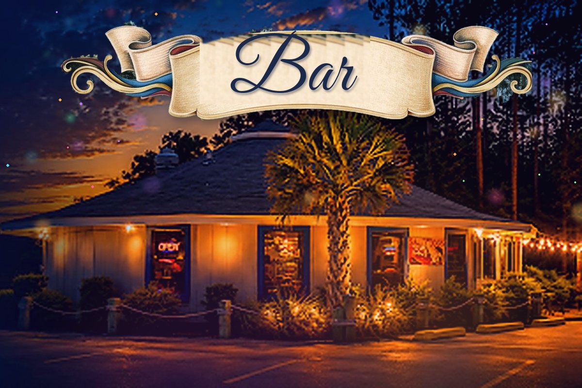 Dog-friendly Holden Beach bar at Salty Dogs Cafe and Bark Bar
